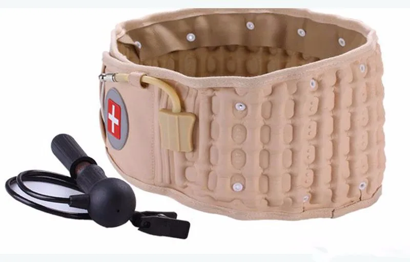 Back Massager Spinal Air Traction Belt Physio Decompression Back Belt Back Brace Back Pain Lower Lumbar Support Waist  Massage-3
