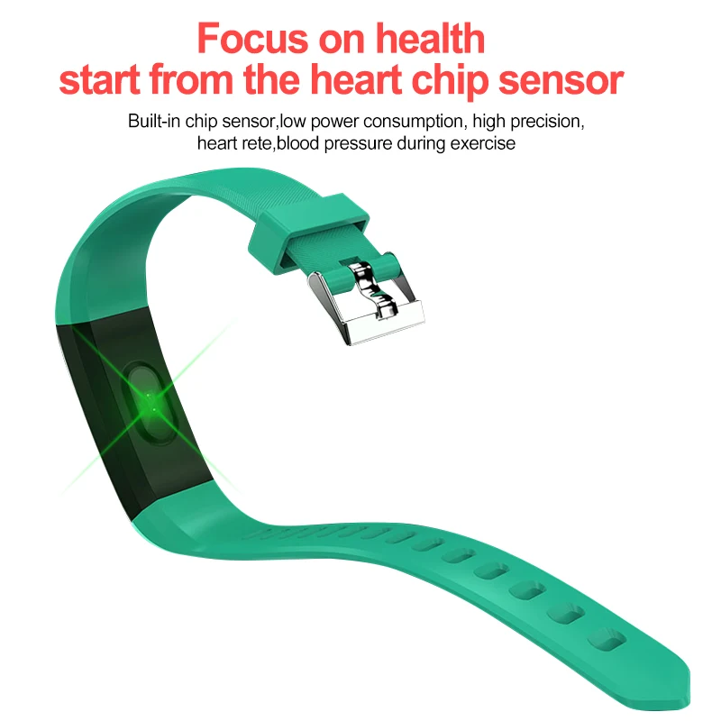  Smart Bracelet Sport Health Bracelet Heart Rate Blood Pressure Smart Band Activity Fitness Tracker  - 33036495717