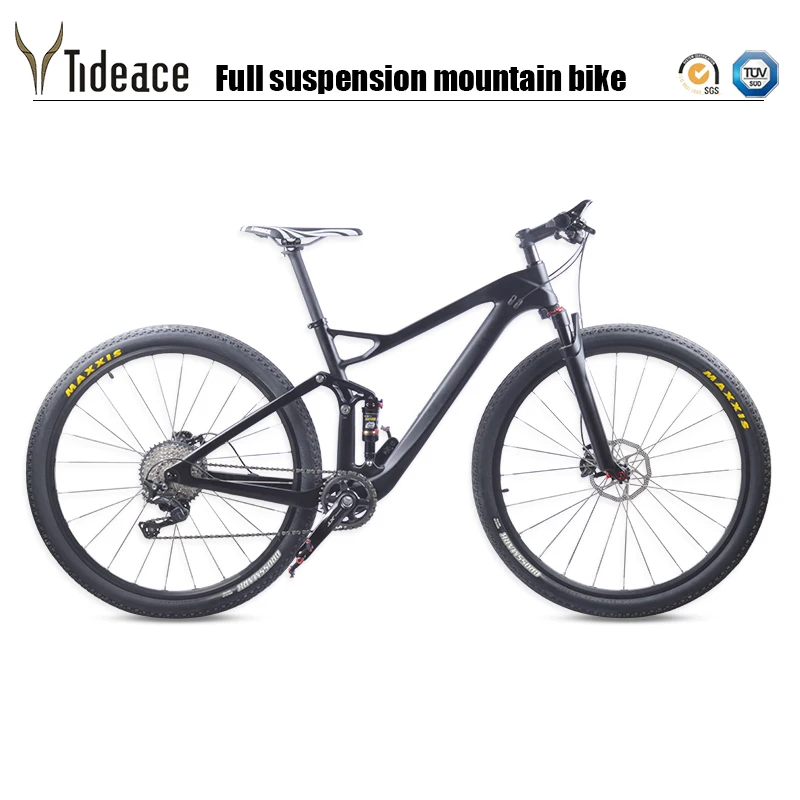 

Twinloc Carbon MTB suspension Mountain Bike 29er 10s or 11s Speed 29" Complete suspension bicycle XT M8000 29er Mountain Bike