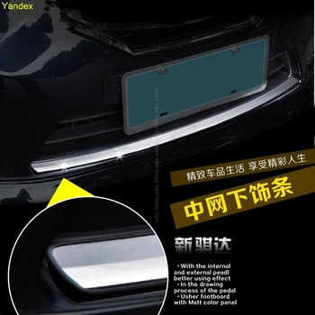 

Yandex for Nissan Tiida special grille trim strip retrofit front bumper air intake decorative stainless steel bright bars