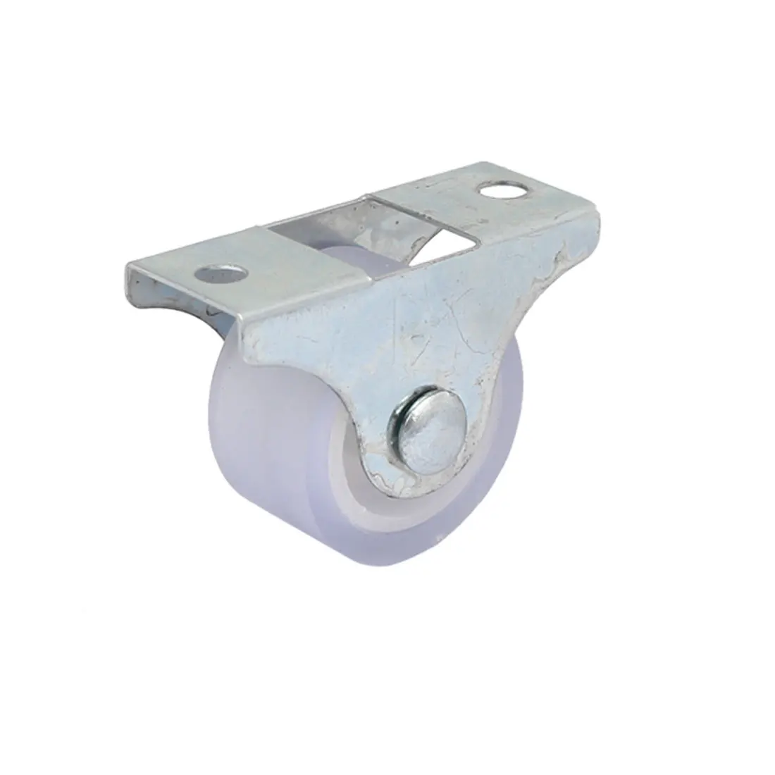 

UXCELL Furniture Trolley Rack Iron Top Plate Silent Pvc Fixed Caster Wheel 1 Inch Dia