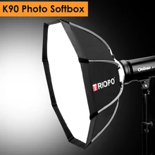 Triopo 90cm Photo Bowens Mount Portable Outdoor Octagon Umbrella Soft Box with Carrying Bag for Studio Video Photography Softbox