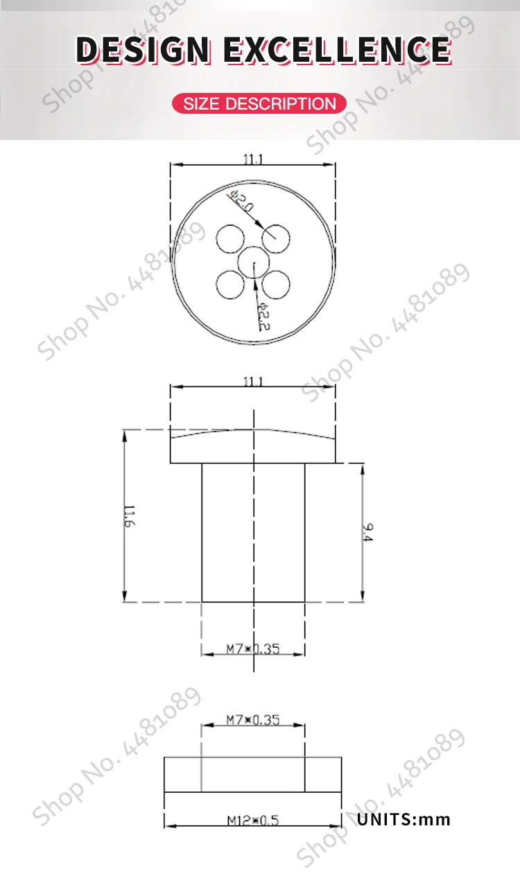 BINYEAE M12 кнопка-объектив FL 12 мм Pin отверстие объектива для 1/3 CCD с F2.0 Объективы для видеонаблюдения с M7 к M12 mount конвертер кольцо для регулировки