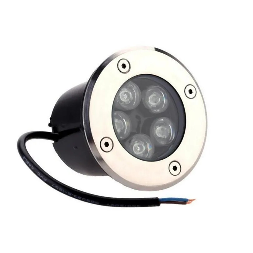 IP65 LED Underground Light 5W DC12V AC85 265V Outdoor Lighting for