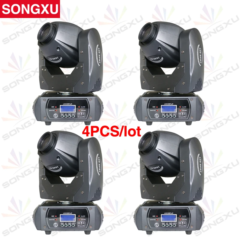 

SONGXU 4pcs/lot Competitive Price 40W Gobo LED Moving Head Light with 3 Facet Prism LED Spot Moving Head Stage Light/SX-MH40