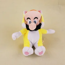 6 15cm Yellow Cat Mario Plush Toy Super Mario 3D World Game Plush Stuffed Doll Kids