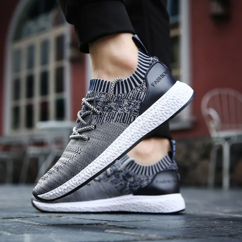 

Brand Fashion Man Casual Shoes Big Size 39-46 Breathable & Light Man Lace-up Footwear XX-045