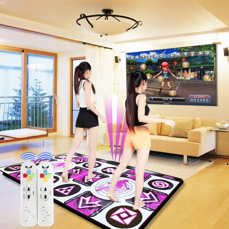 Cdragon HD thick wireless TV and computer dual purpose hand dance body sense game dancing blanket double dancing machine