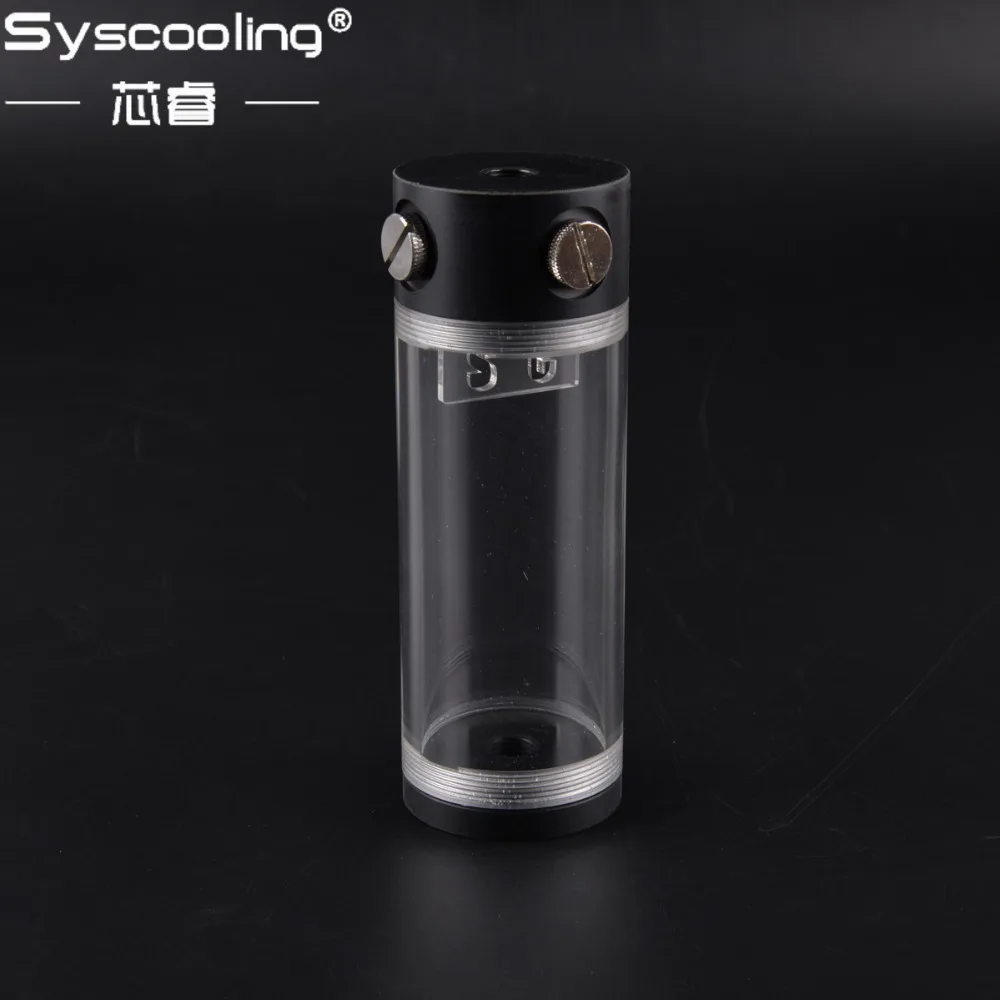 

Syscooling Water Tank Transparent Cylindrical Acrylic 130mm ART14 & ART18 for liquid cooling system!!!