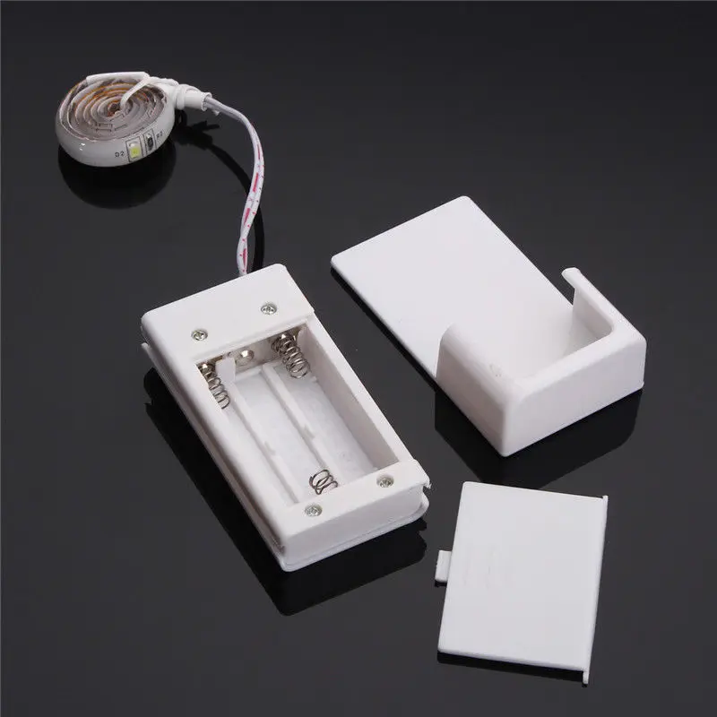 2Pcs/set 35cm 9 LED Battery Cabinet Closet Strip Light Wardrobe TV Background Lamp