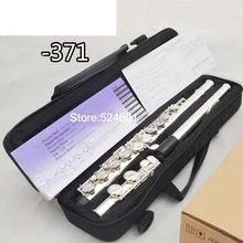 Cupronickel Flute 16 hole C Key High Quality Professional authentic Flute -371 instrumentos musicais,ocarina,flauta