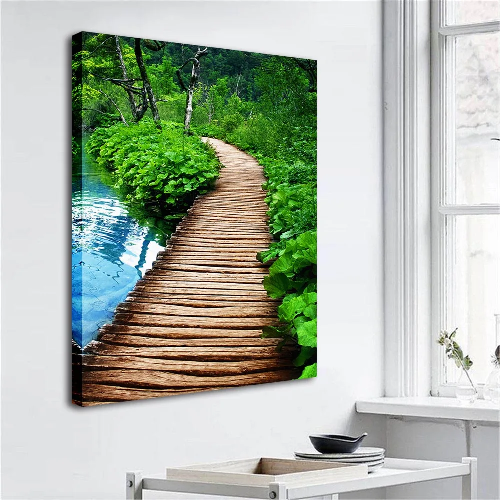 framed landscape painting (1)
