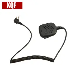 XQF 2Pin PTT MIC Динамик микрофон PU Провода для Motorola Радио GP88 EP450 mu11c, mu12, CLS1110, CLS1410 Двухканальные рации