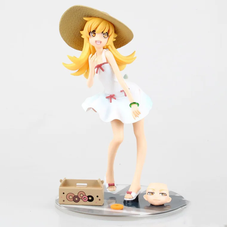1 piece 17cm Retail Anime Monogatari Bakemonogatari Oshino Shinobu Painted PVC Action Figure Collection Model Toy Free Shipping (9)