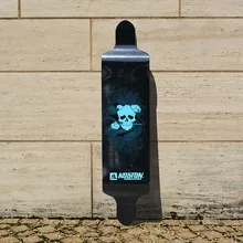 KOSTON pro drop down longboard deck 9ply canadian maple hot pressed,ship style long skateboard deck for downhill purpose