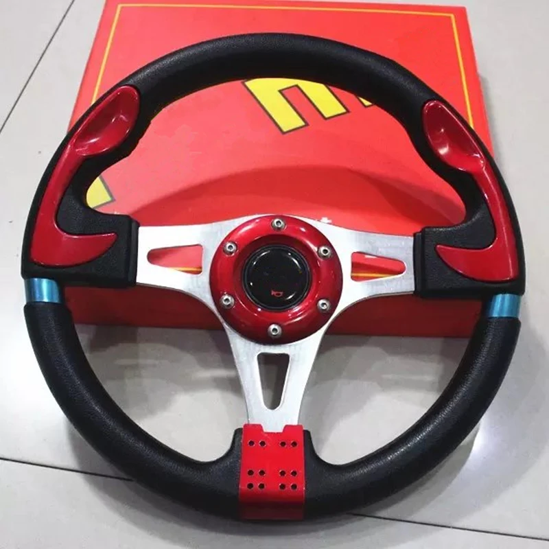 

Car 320MM personalized steering wheel / universal 13-inch steering wheel red / blue / silver / carbon germanium / plating
