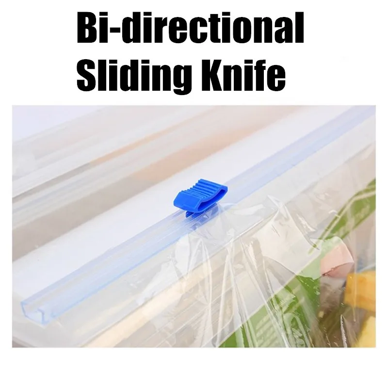 Large Cling Film Knife Waterproof Antifouling Plastic Wrap Dispenser Holder Foil and Cling Film Cutter Kitchen Tools (2)