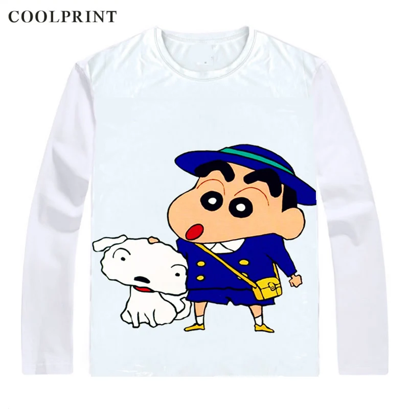 Shinnosuke Nohara Футболки с длинным рукавом Манга Аниме Shin chan Shinchan и Shin-chan Crayon Косплей рубашка - Цвет: Style 9