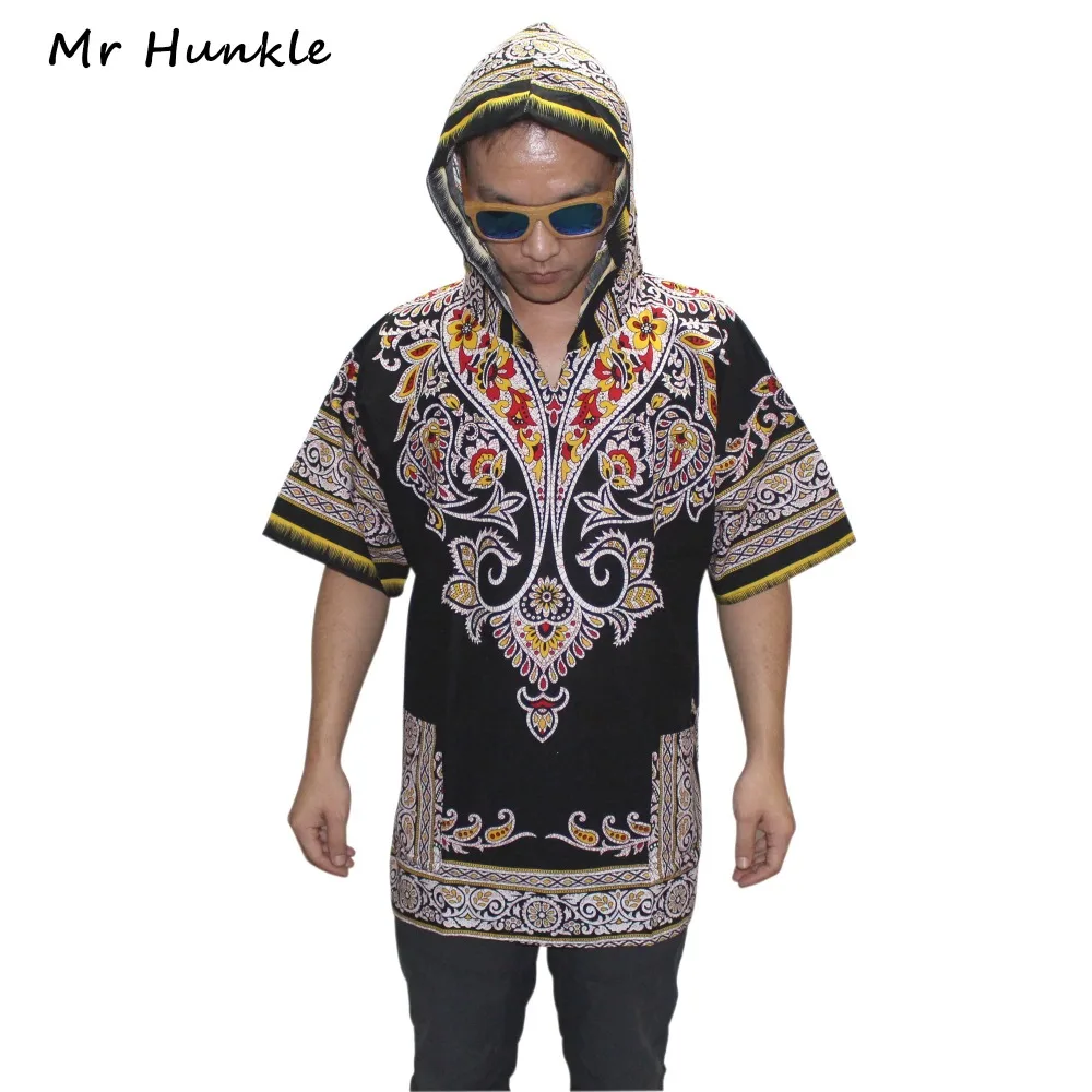 

Mr Hunkle 2017 Fashion Dashiki Hoody Traditional African Print Clothing Women's Sweatshirt Moletom Feminino Black MH0006