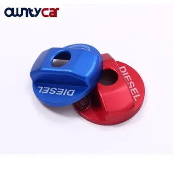 

Red Blue Fuel Tank Cap Trim Stickers For Land Rover Defender 110 For Landrover Defender 90 2016 Auto Car Accessories and Parts