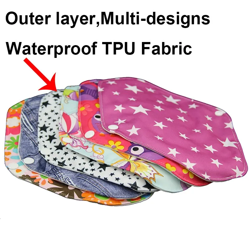 10 шт. водонепроницаемые гигиенические салфетки из бамбука 12 дюймов|cloth pads|menstrual