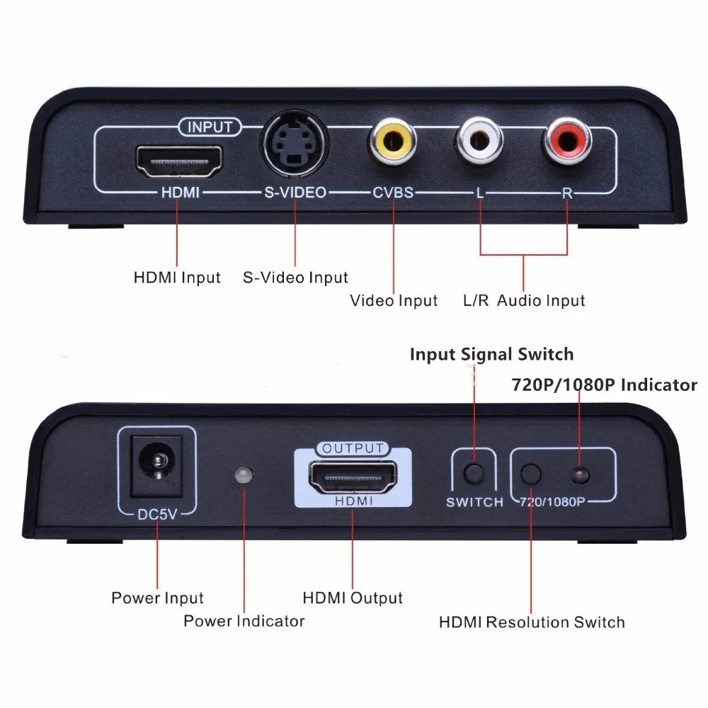 CVBS Composite Video S-Video to HDMI Converter Adapter Scaler Analog Video to HDMI1080P Connector For DVD HDTV PSP Free Shipping CVBS Composite Video S-Video to HDMI Converter Adapter Scaler Analog Video to HDMI1080P Connector For DVD HDTV PSP Free Shipping