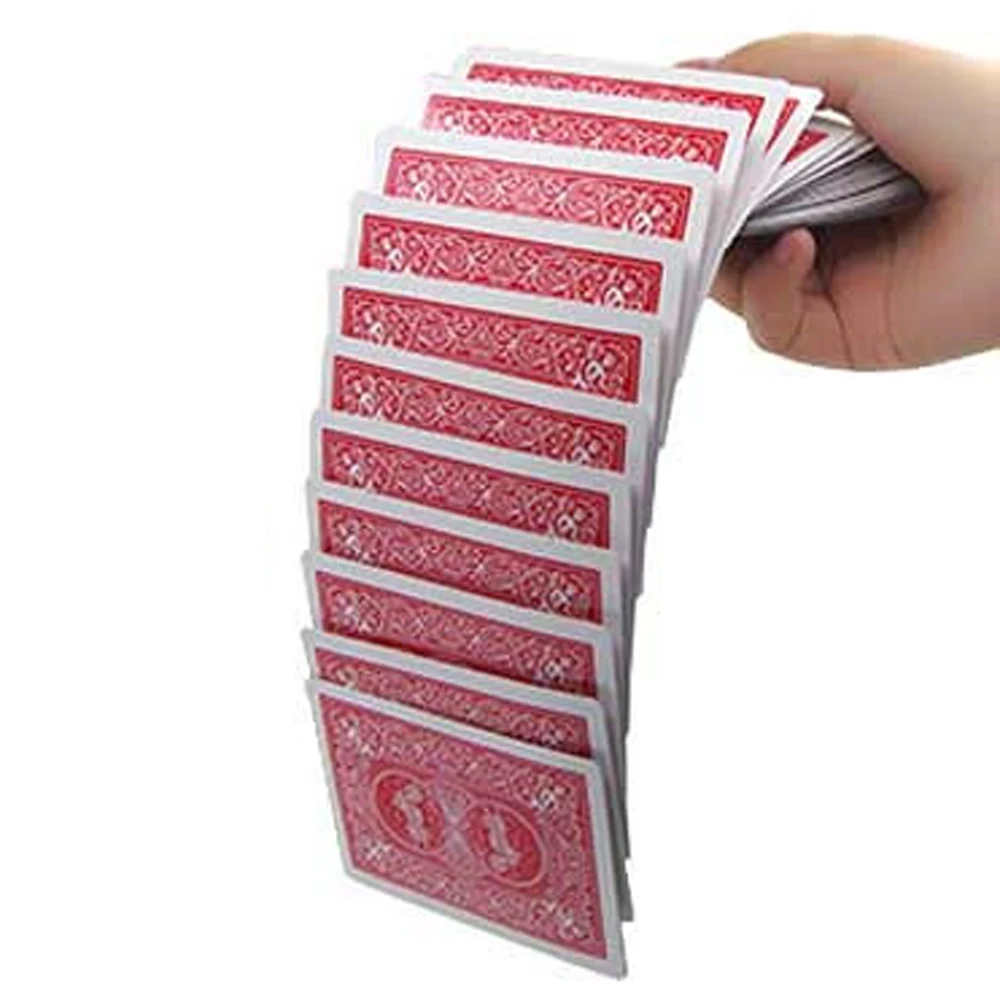 

Cards Prank Trick Prop Gag Poker Acrobatics Waterfall Card props Magic Electric Deck(connection by invisible thread)