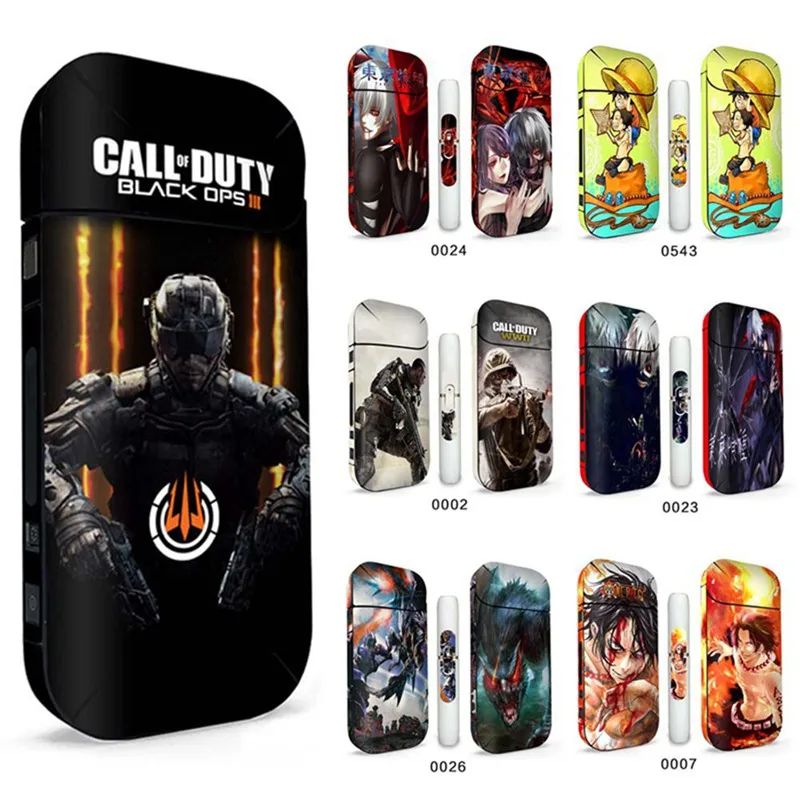 

PVC Material Skin Case Sleeve Antidust Decorative Protective Cover Sticker For IQOS 2.4 Plus