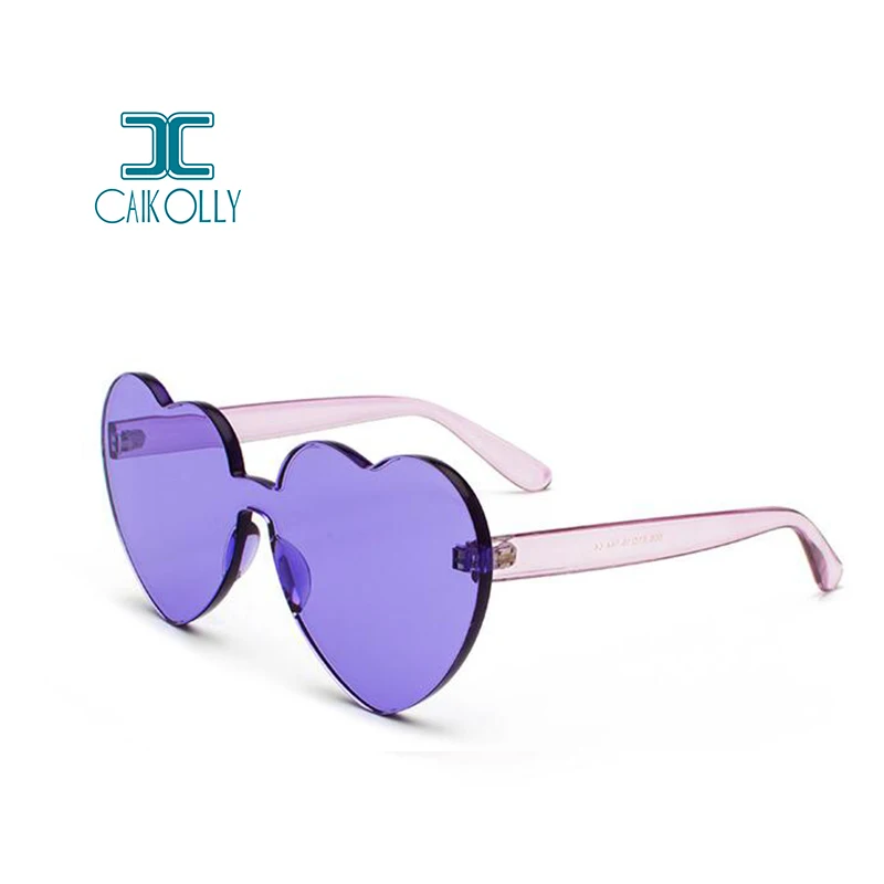Blue clear green Transparent Candy purple Stück Gläser Ein brown Liebe Männer Sonnenbrille Objektiv Stil Designer Kunststoff pink Farbe Red Herz gray yellow dark Klar red Frauen Neue 1aqFO