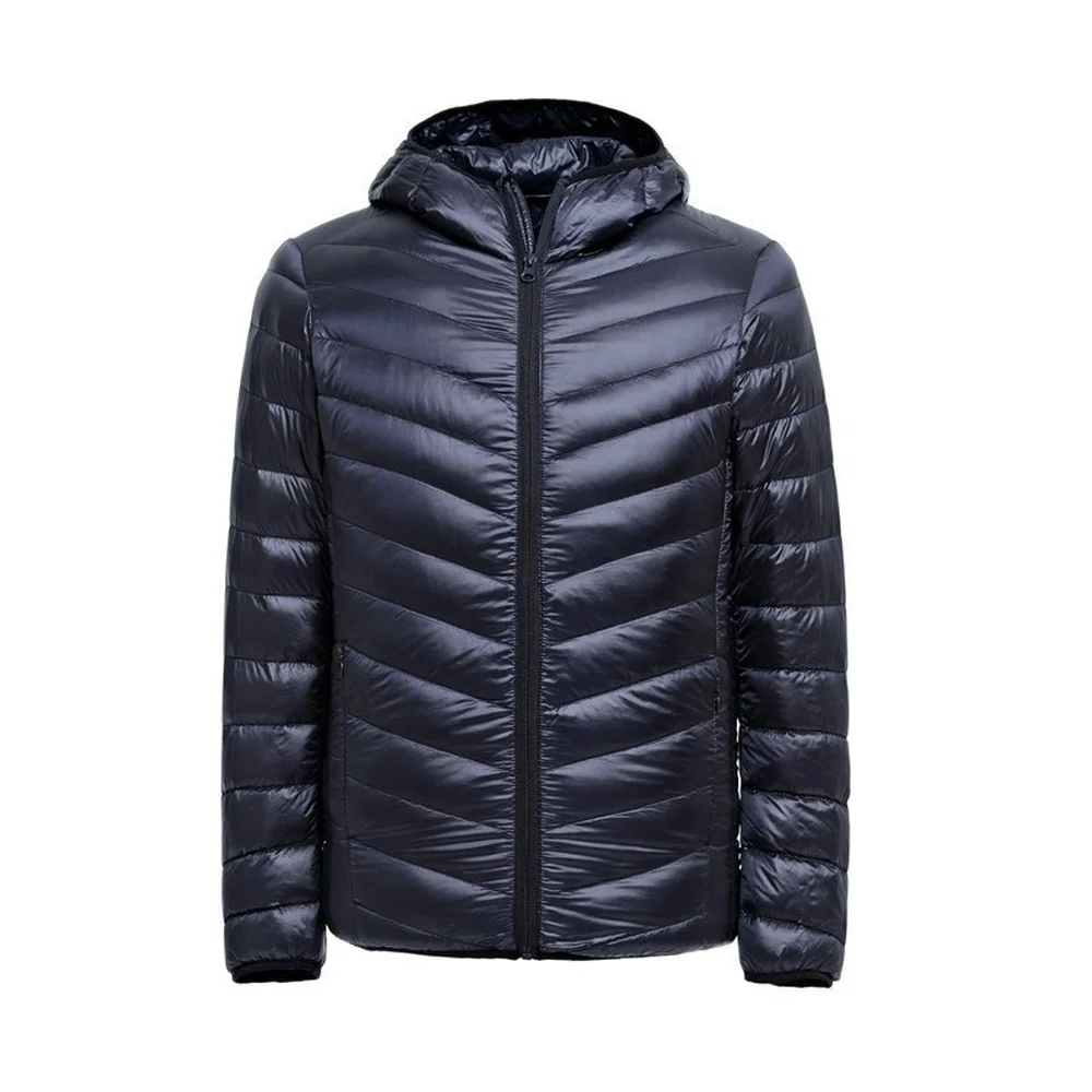 ZOGAA New Men Winter Casual New Hooded Thick Padded Jacket Zipper Slim Men and Women Coats Men Parka Outwear Warm Coat