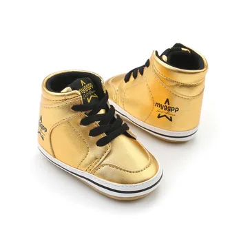 

Baby Boy Boots Baby Winter Boots Newborn High To Help PU Strap Soft Bottom Warm Boots