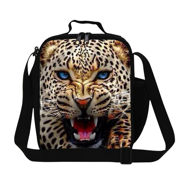 Cool Leopard 3d Print Lunch Bags For Boys S Work Insulated Cool Leopard 3d Print Lunch Bags For Boys S Work Insulated Bag Mens