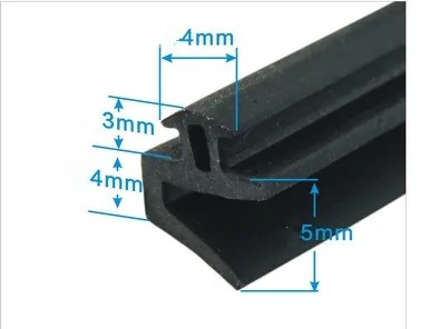4/4. 5 мм 5 м l-тип алюминиевый сплав открытые двери и окна герметичные двери и окна Водонепроницаемая звукоизоляция