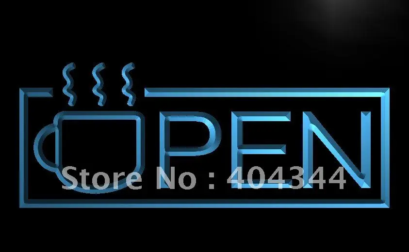 LB537 открытая кофейная чашка Lounge Cafe Новый светодиодный неоновый светильник знак