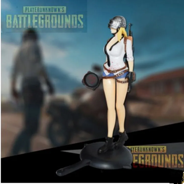  Eating Chicken Model Character Car PUBG Handheld Car Interior Jewelry Set Up Car Decoration