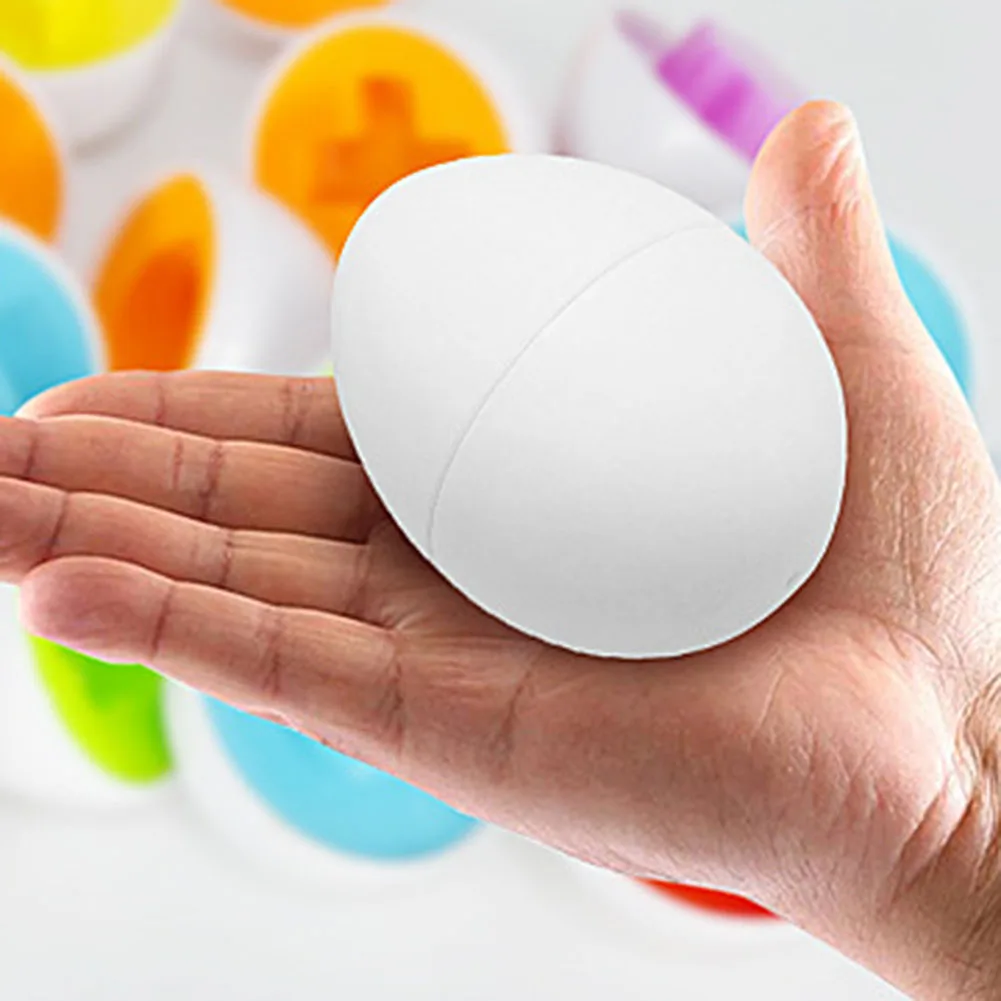 Распознавание цвета обучающая игрушка парные яйца набор яиц для массажа дошкольные игрушки для малышей эмуляция игрушка-головоломка
