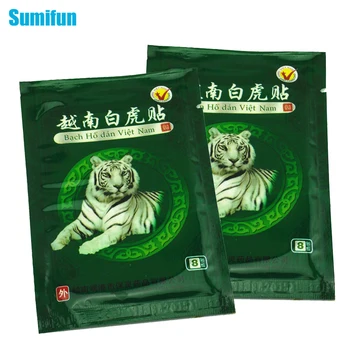 

Sumifun 24Pcs Vietnam White Tiger Blam Capsicum Patch Herbs Back Joint Muscle Pain Relief Killer Chinese Medical Plaster D1475