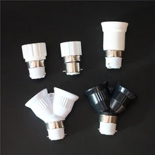 1 шт. B22 GU10 E14 E27 2E27 основание светильника высокое качество огнестойкий материал алкилбензолсульфонат гнездо B22 для E27 E14 GU10 2 E27 держатель лампы конвертер