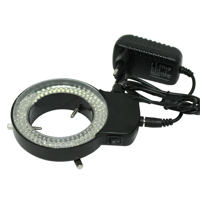144 LED Microscope Ring Light Illuminator Adjustable Lamp White 144-LED Ring Light Model: 170049