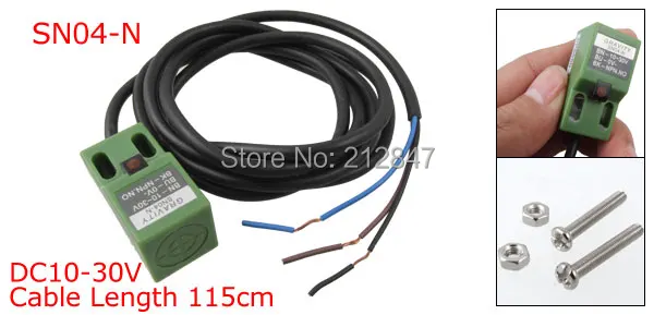 SN04-N DC 10-30V NPN 3-wire 4mm Approach Sensor  Inductive Proximity   Switch