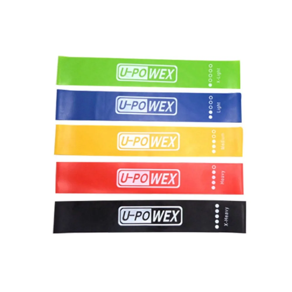 5pcs/set Natural Latex Pulling Force Bands Fit Simplify Resistance Loop Exercise Bands For Fitness Training Sports Gym Workout