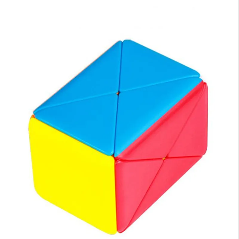 Moyu, Волшебная коробка, магический нео куб, красочный, без наклеек, 3x3x3, коробка в форме, гладкая, Студенческая, обучающая головоломка, игрушки для детей