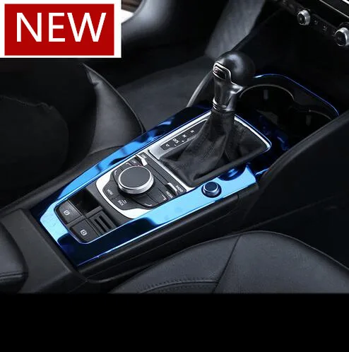 

2016 Stainless Steel Car Styling Gear Box Decorative Frame Sequins Cover Decorative Panel For Audi A3