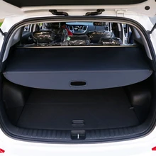 Для hyundai Tucson Задняя Крышка багажника грузового автомобиля защитный щит черные автомобильные аксессуары