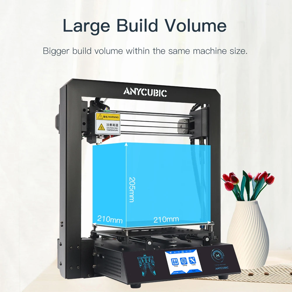 ANYCUBIC I3 Мега 3d принтер Полный металлический Impresora 3D-принтер TFT сенсорный экран Высокая точность дешевый 3D Drucker impressora