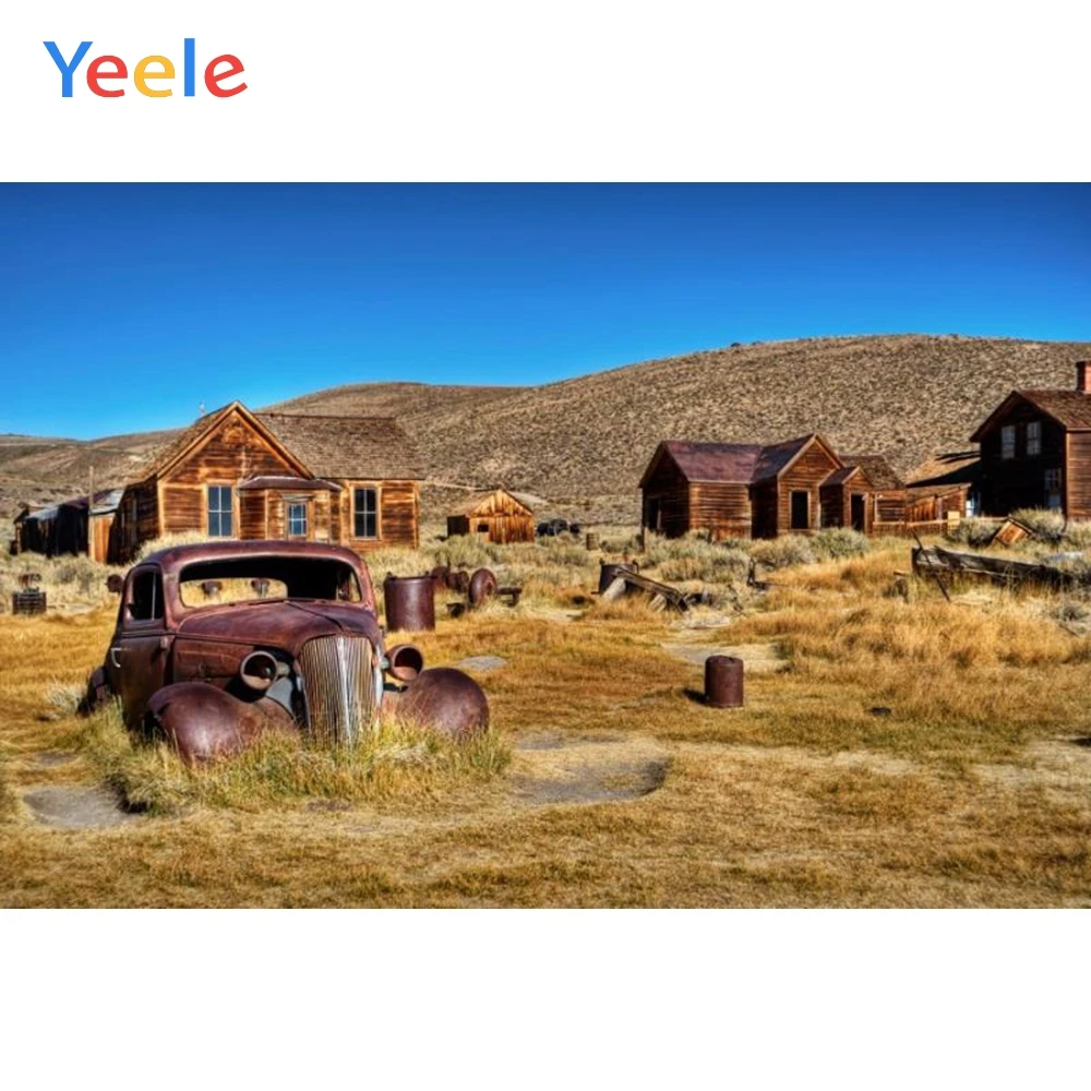 

Yeele Wilderness Vintage Car Log Cabin Hey Photography Backgrounds Customized Photographic Backdrops For Photo Studio