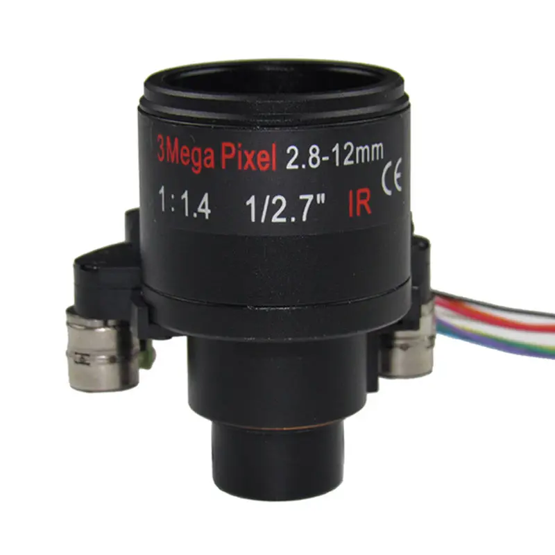 

3.0Megapixel Fixed Iris HD Motorized 2.8-12mm M14 Varifocal CCTV IR DC lens for HD IP Camera, F1.4, DC focus & zoom