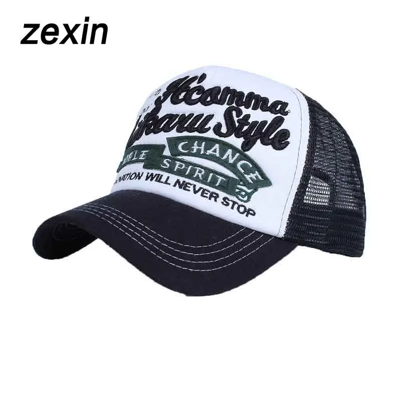 

Summer Baseball Cap Embroidery Mesh Cap Hats For Men Women Snapback Gorras hats Casual Hip Hop Caps Dad Casquette