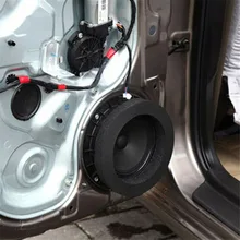 Кольцо изоляции хлопок бас резиновая пена черный 2 шт 6," Автомобильный Динамик отделка Аксессуары полезные практичные