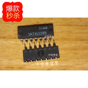 

10PCS New original authentic 74LS38 SN74LS38N DIP-14